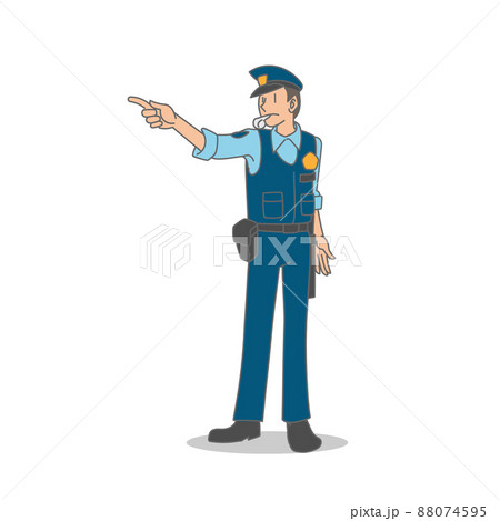 一時停止無視のイラスト素材