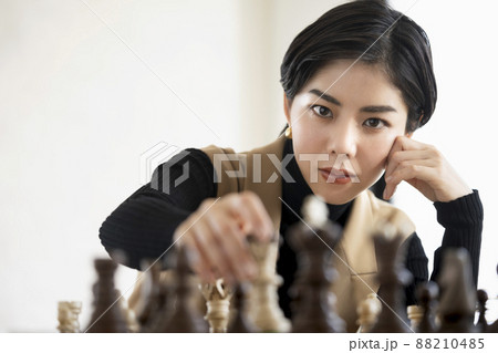 強い意志の写真素材