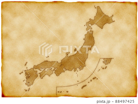 宝の地図のイラスト素材