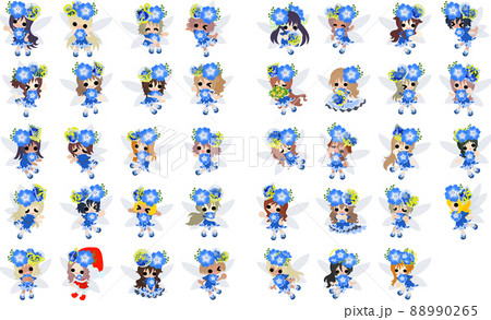 女の子 妖精 イラスト かわいいのイラスト素材