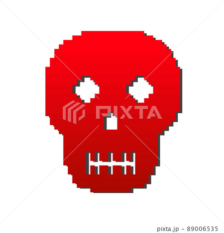 ドクロマークのイラスト素材