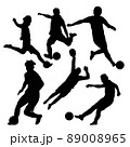 サッカーシルエットイラスト カラフル のイラスト素材 0064 サッカーシルエットイラスト カラフル のイラスト素材 0064