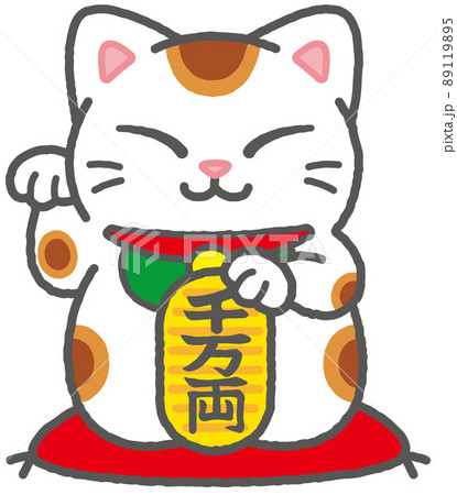 1461 原画イラスト 福猫 (フレーム付き）｜Yahoo!フリマ（旧