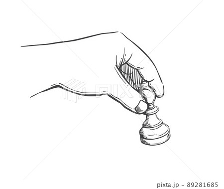 Set of chess pieces sketch. hand-drawn black - Stock Illustration  [95410990] - PIXTA