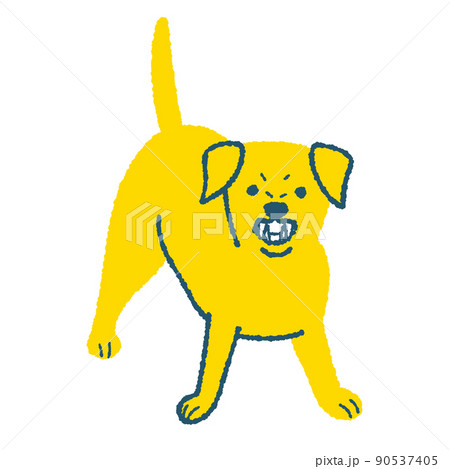 怒る 動物のイラスト素材