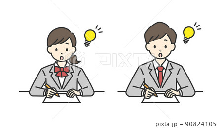 テスト勉強のイラスト素材