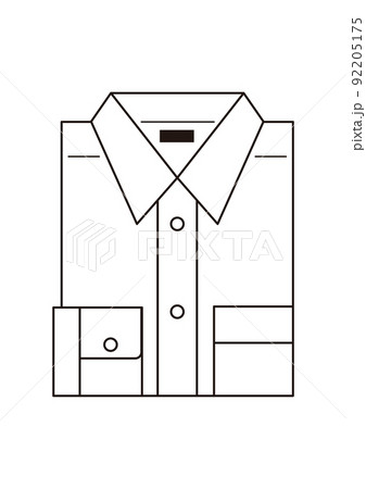 ワイシャツのイラスト素材