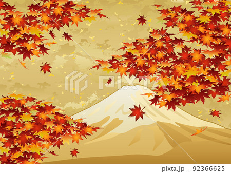 もみじ 秋 きれい 9月のイラスト素材 もみじ 秋 きれい 9月のイラスト素材