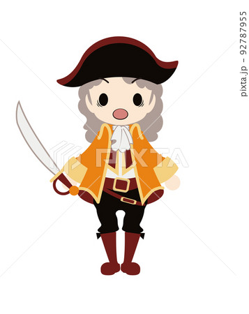 ベクター 海賊 かわいい イラストの写真素材