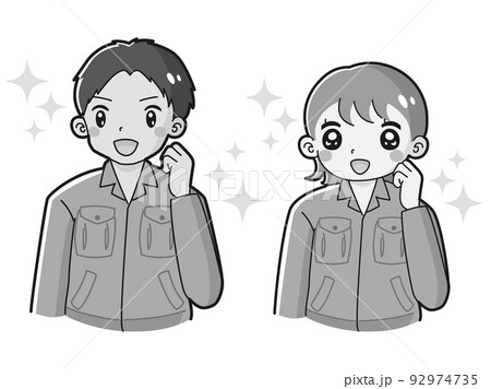 男 男の子 服 オシャレのイラスト素材