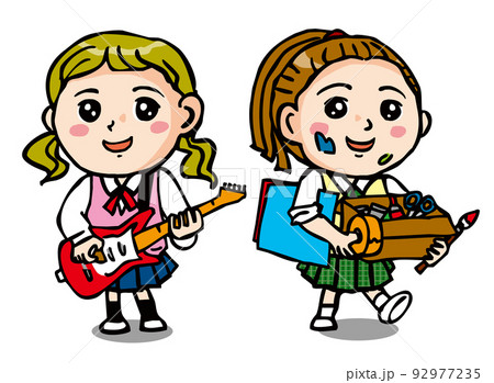 文化祭 学園祭 のイラスト素材集 ピクスタ