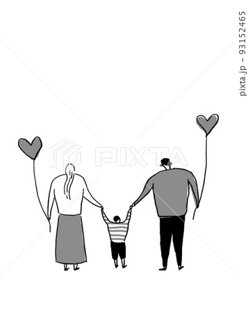 男性 後ろ姿 パーカー 人物のイラスト素材