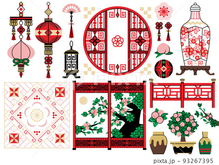 中国提灯のイラスト素材