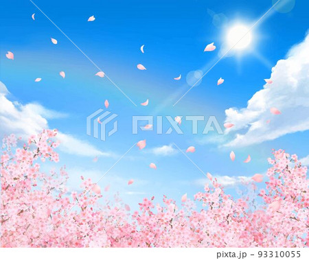 花 桜 イラスト リアルのイラスト素材