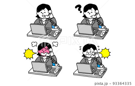 怒りマークのイラスト素材