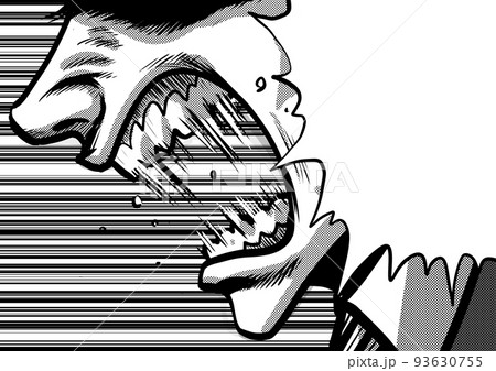 噛み付くのイラスト素材