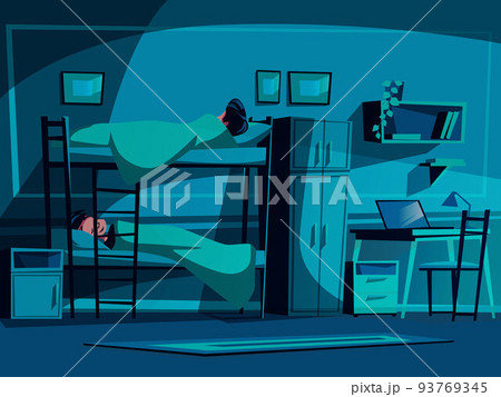女子寮 イラストの写真素材