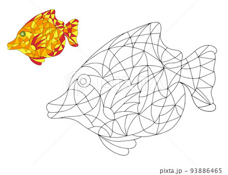 魚 鱗 パターン 模様のイラスト素材 魚 鱗 パターン 模様のイラスト素材