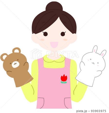 人形劇のイラスト素材