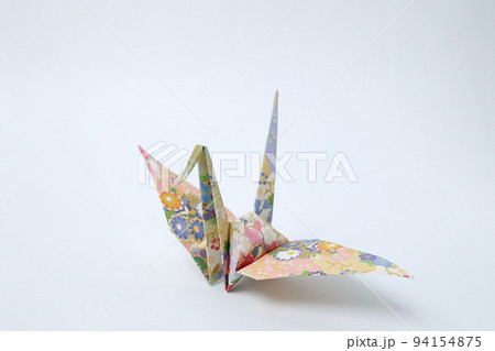 和柄おりがみの写真素材