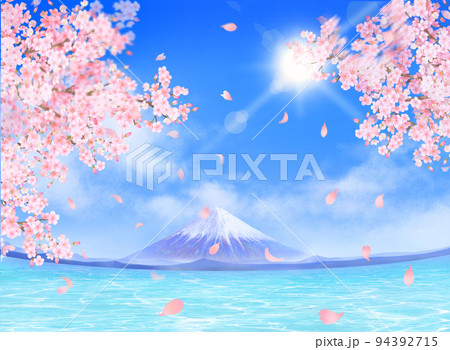 花 桜 イラスト リアルのイラスト素材