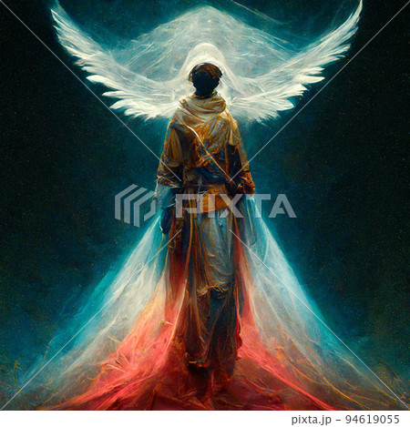 天使 背景 きれい 綺麗のイラスト素材 天使 背景 きれい 綺麗のイラスト素材