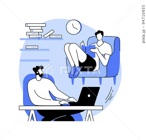 寮生活 漫画のイラスト素材