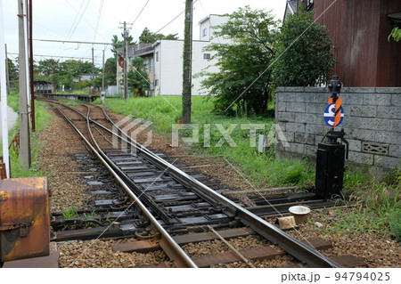 鉄道 ポイント 転轍機 標識の写真素材 - PIXTA