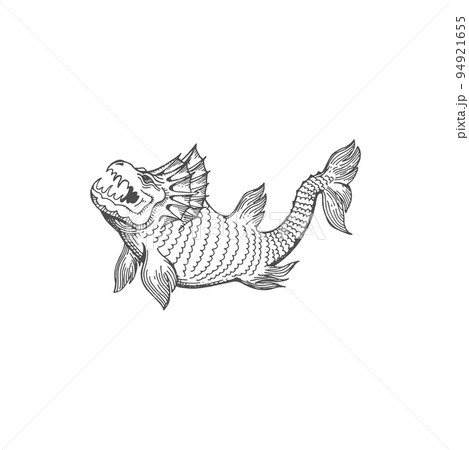 古代魚のイラスト素材 古代魚のイラスト素材