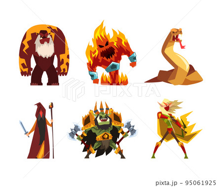 怖い 恐い 恐ろしい ヘビのイラスト素材