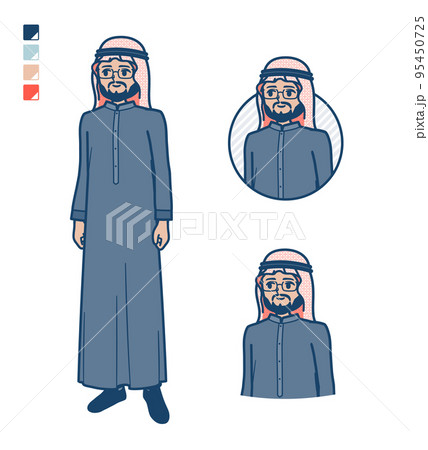 横向き 全身 男性のイラスト素材 横向き 全身 男性のイラスト素材