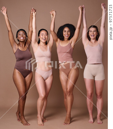 Women in underwear - Stock Photo [68686975] - PIXTA