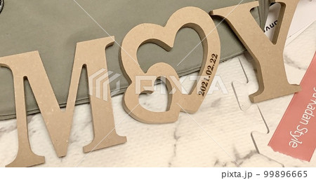 イニシャルオブジェの写真素材 - PIXTA