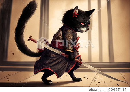 猫 戦士 生成AIのイラスト素材 - PIXTA