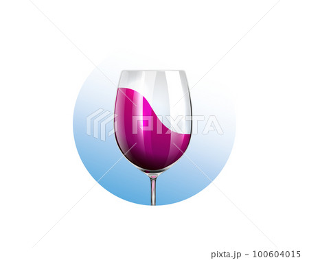 Red Wine In A Glass Illustrated On A Neutral Gray Background For A Bar Menu  Or Wine List 3d Rendered Illustration, Wine Bar, Wineglass, Wine Background  Background Image And Wallpaper for Free