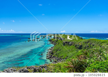 宮古島 東平安名崎 海岸 絶景の写真素材 - PIXTA