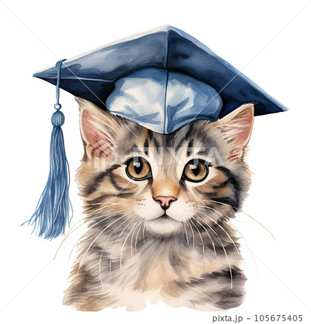 レノックス猫  ( 卒業 ) Graduation Day Kitty ヴァレンティノ、コレクションに登場した猫「ル シャ デ ラ メゾン」の