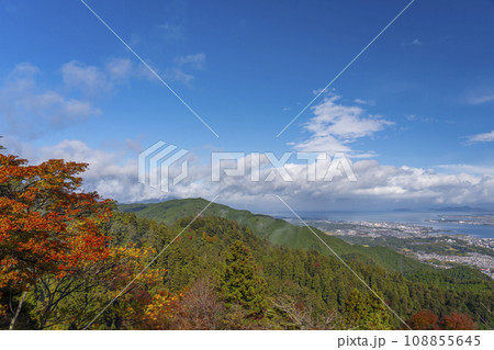 比叡山遠景の写真素材 - PIXTA