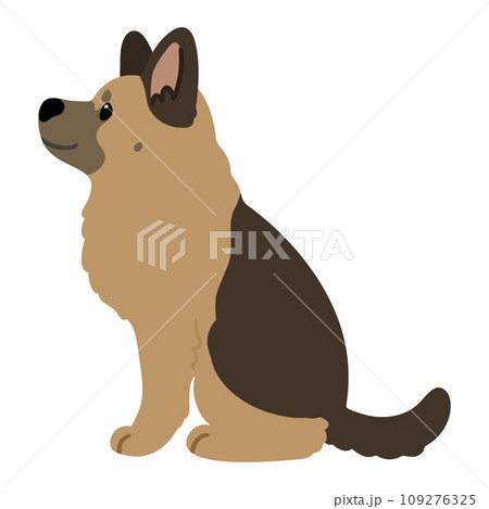 ジャーマンシェパードのイラスト素材 - PIXTA