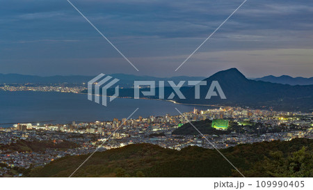 高崎山 別府湾 景色 大分の写真素材 - PIXTA