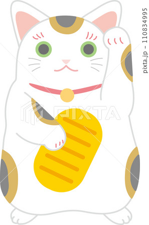 福猫のイラスト素材 - PIXTA