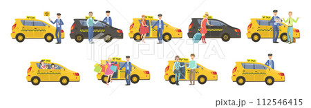 イエロー・キャブの写真素材 - PIXTA