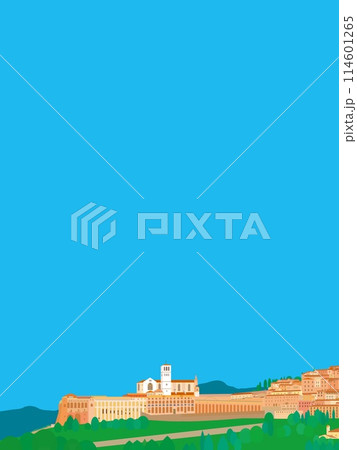 町並み 風景 イタリア アッシジの写真素材 - PIXTA