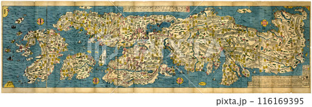 古地図 地図 江戸時代 日本の写真素材 - PIXTA