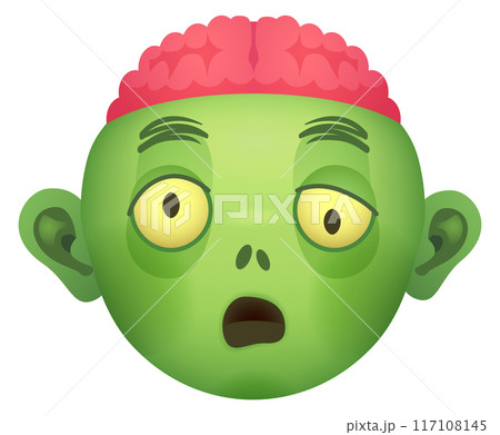 ゾンビ 顔 面 面子のイラスト素材 - PIXTA