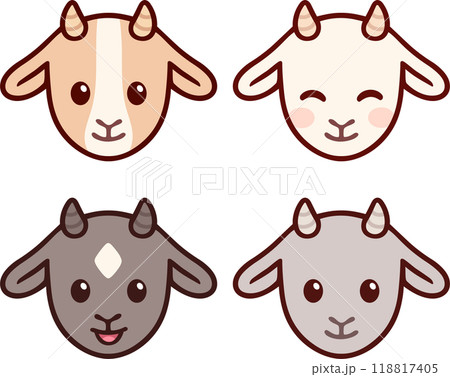 子やぎ かわいいのイラスト素材 - PIXTA