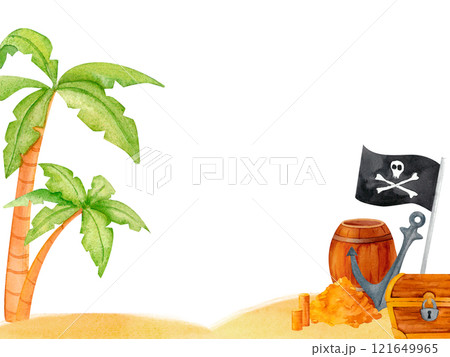 海賊 フレーム 枠 額縁の写真素材 - PIXTA