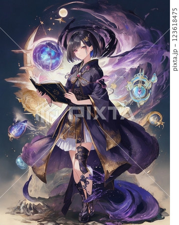 陰陽術を操る少女