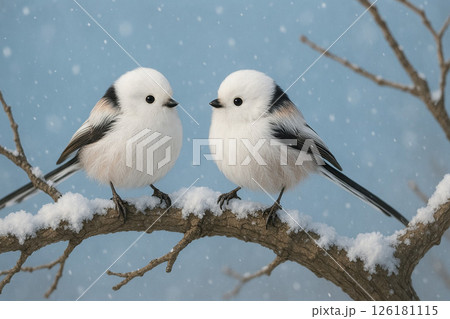 シャドーボックス　小鳥　冬　雪 シャドーボックス 小鳥 冬 雪 シャドーボックス 小鳥 冬 雪