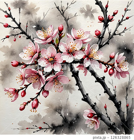 梅の花イラスト素材